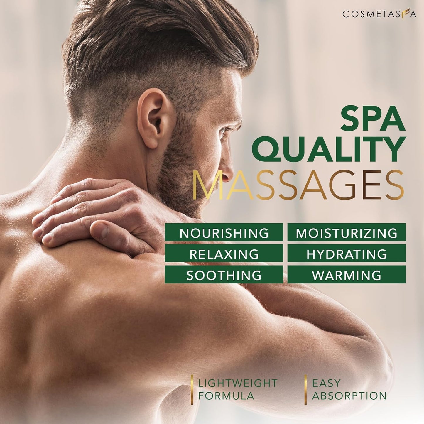 Sore Muscle Massage Oil with Massage Hot Stones