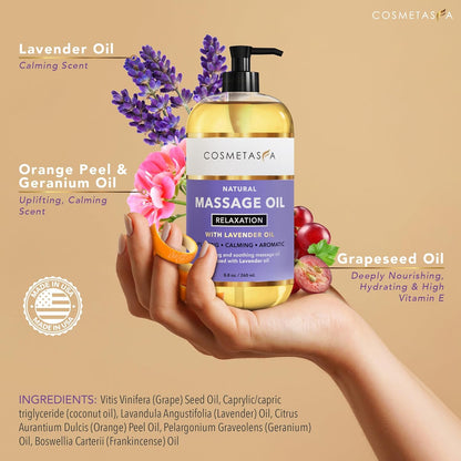 Lavender Relaxation Massage Oil