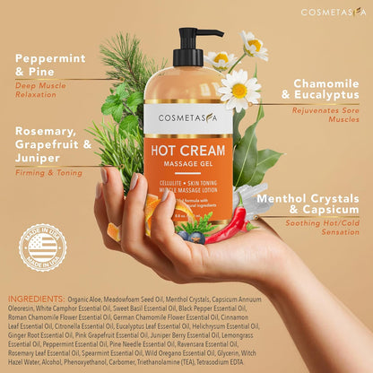 Hot Cream Massage Gel