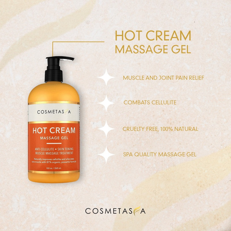 Anti-Cellulite Massage Oil and Hot Cream Massage Gel